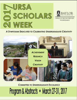 Monday 2:00 pm Session One - Baines Room