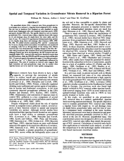 (1995) Spatial and Temporal Variation in Groundwater Nitrate