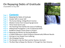 On Repaying Debts of Gratitude