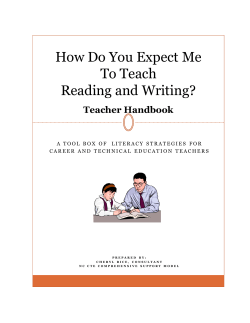 How Do You Expect Me To Teach Reading and