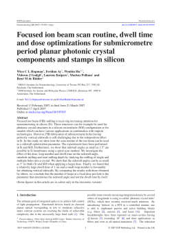 Focused ion beam scan routine, dwell time and dose optimizations