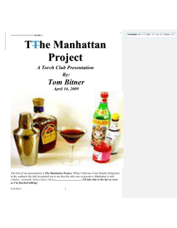 The Manhattan Project