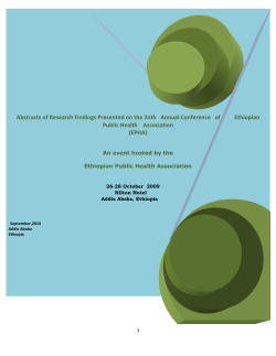 Abstracts of Research Findings Presented on the 2oth Annual