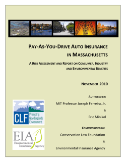 pay-as-you-drive auto insurance in massachusetts