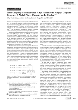 CrossCoupling of Nonactivated Alkyl Halides with Alkynyl Grignard