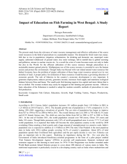 Impact of Education on Fish Farming in West Bengal: A Study Report