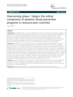 Overcoming phase 1 delays: the critical component of obstetric