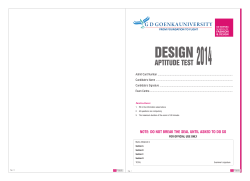 dat - 2014 - GD Goenka University