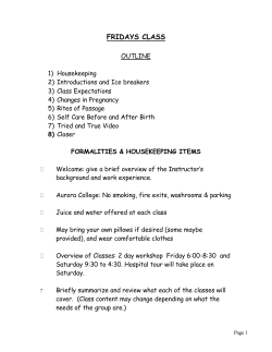 saturday prenatal class