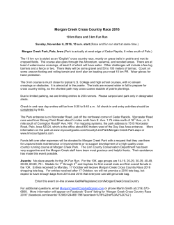 Morgan Creek Cross Country Race 2016