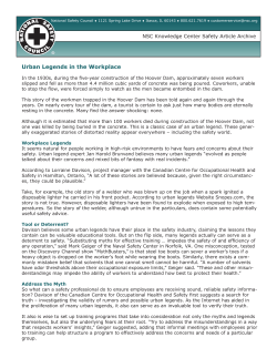 Urban Legends in the Workplace