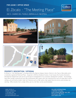 El Z&oacute;calo - &ldquo;The Meeting Place&rdquo;