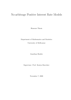 No-arbitrage Positive Interest Rate Models