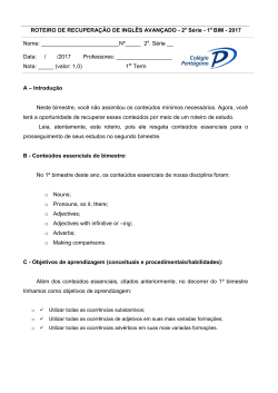 2&ordm; S&eacute;rie