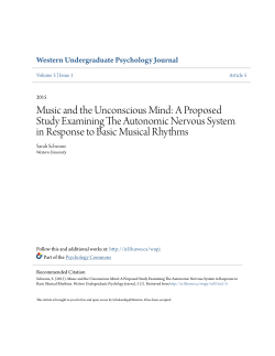 Music and the Unconscious Mind