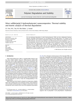 Silver sulfide/poly(3-hydroxybutyrate) nanocomposites