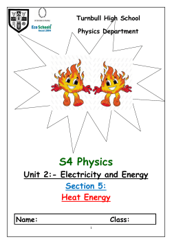 Unit 2: Section 5 - Turnbull High School