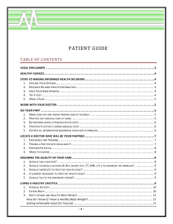a copy of our printable Patient Guide