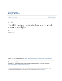 The 20th Century Crosses the Line into Genocide