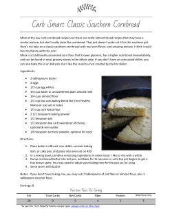 Carb Smart Classic Southern Cornbread - gwens
