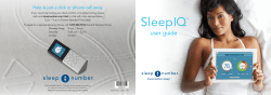 user guide - Sleep Number