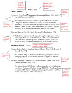 History Day Annotated Bibliography Example