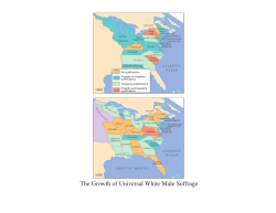 The Growth of Universal White Male Suffrage
