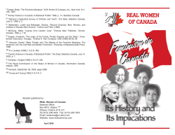 30253 Brochure - REAL Women of Canada