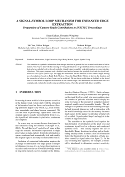 a signal-symbol loop mechanism for enhanced edge extraction