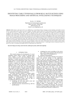 Identifying table tennis balls from real match scenes using image
