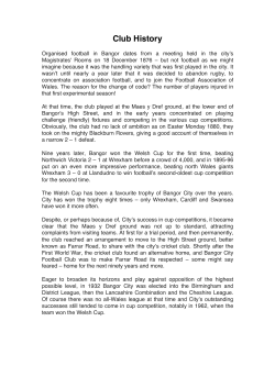 - Bangor City FC