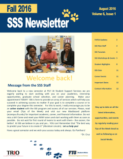 Fall 2016 - FIU Student Affairs