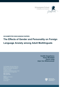 The Effects of Gender and Personality on Foreign