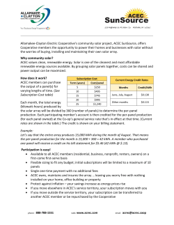 Allamakee-Clayton Electric Cooperative`s community solar project