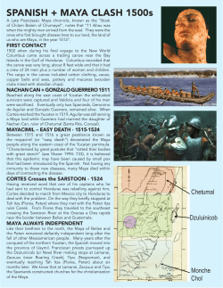 SPANISH + MAYA CLASH 1500s