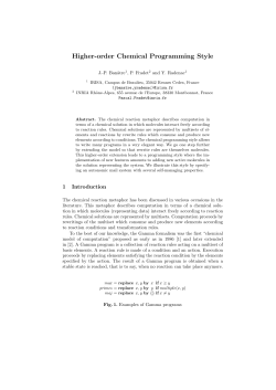 Higher-order Chemical Programming Style - INRIA/pop-art