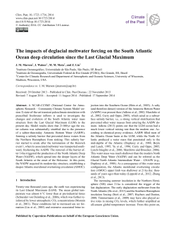 The impacts of deglacial meltwater forcing on the South Atlantic