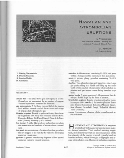 hawaiian and strombolian eruptions