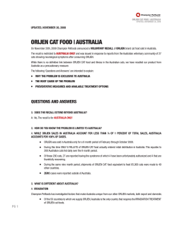 orijen cat food | australia - Australian Veterinary Association