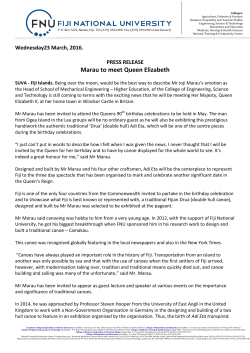 Marau to meet Queen Elizabeth