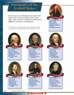 Presidents of the United States