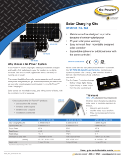 Solar Charging Kits