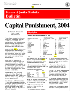 Capital Punishment, 2004 - Prison Policy Initiative