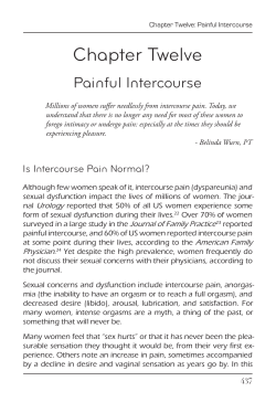 Painful Intercourse - Clear Passage Therapies