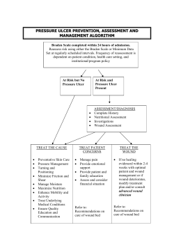 pressure ulcer prevention, assessment and management