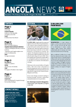 AngolA News - The Embassy of the Republic of Angola