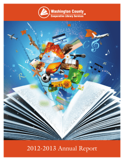 2012-2013 Annual Report