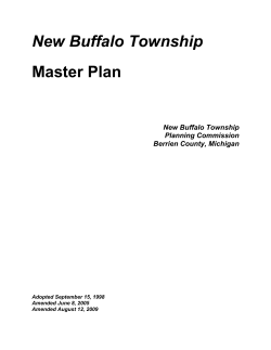 Master Plan - New Buffalo Township