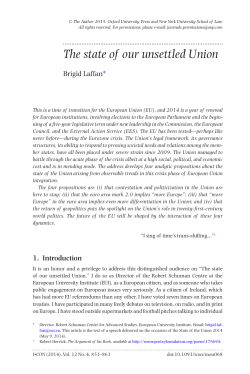 The state of our unsettled Union