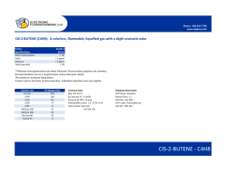 CIS-2-BUTENE - C4H8 - Electronic Fluorocarbons